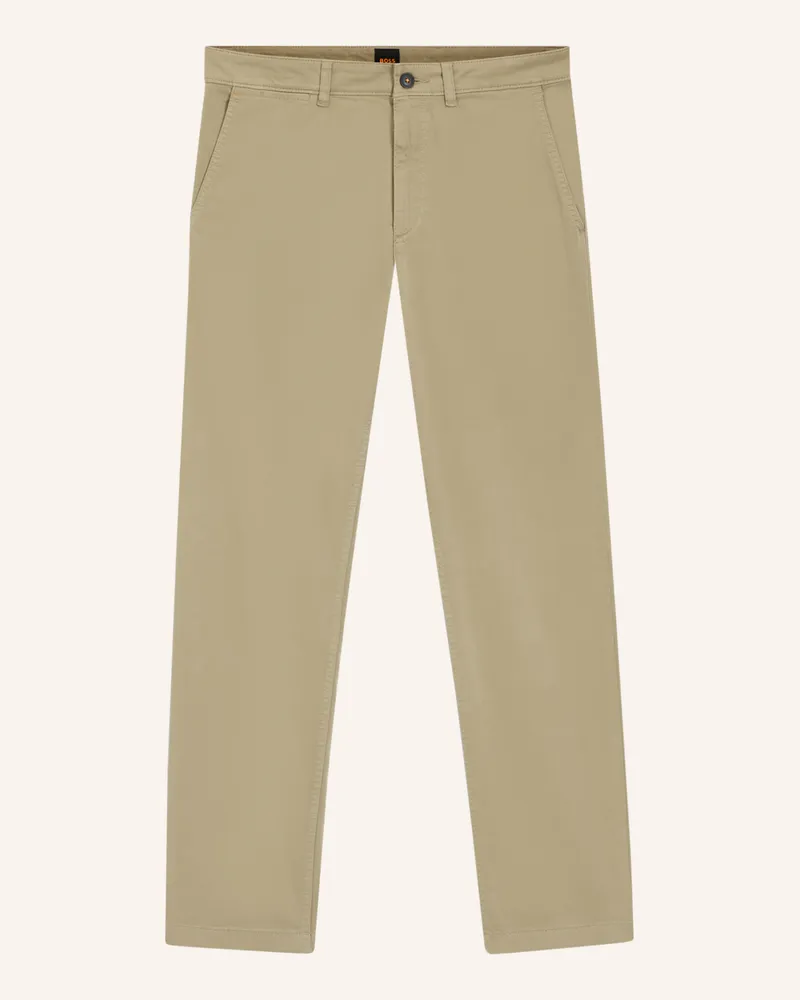 HUGO BOSS Chino REGULAR-1 Regular Fit Hellbraun