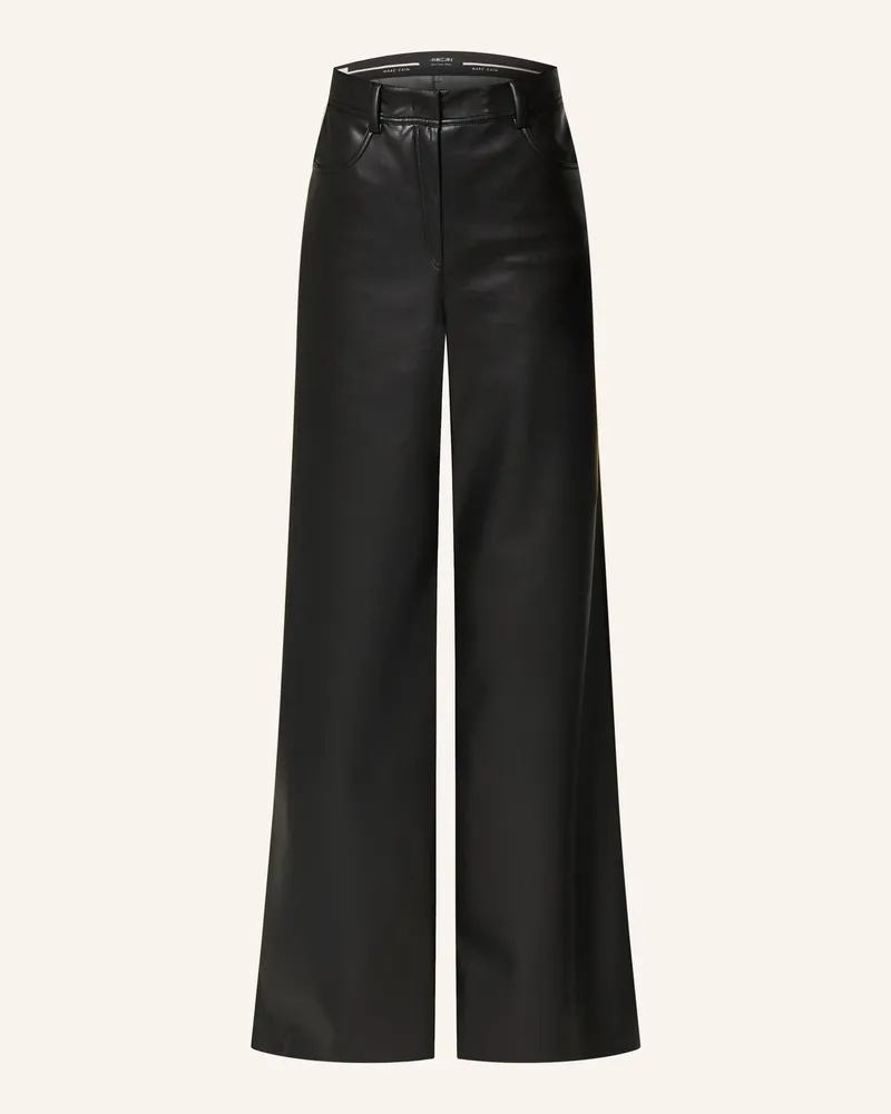 Marc Cain Hose Warri In Lederoptik schwarz 900