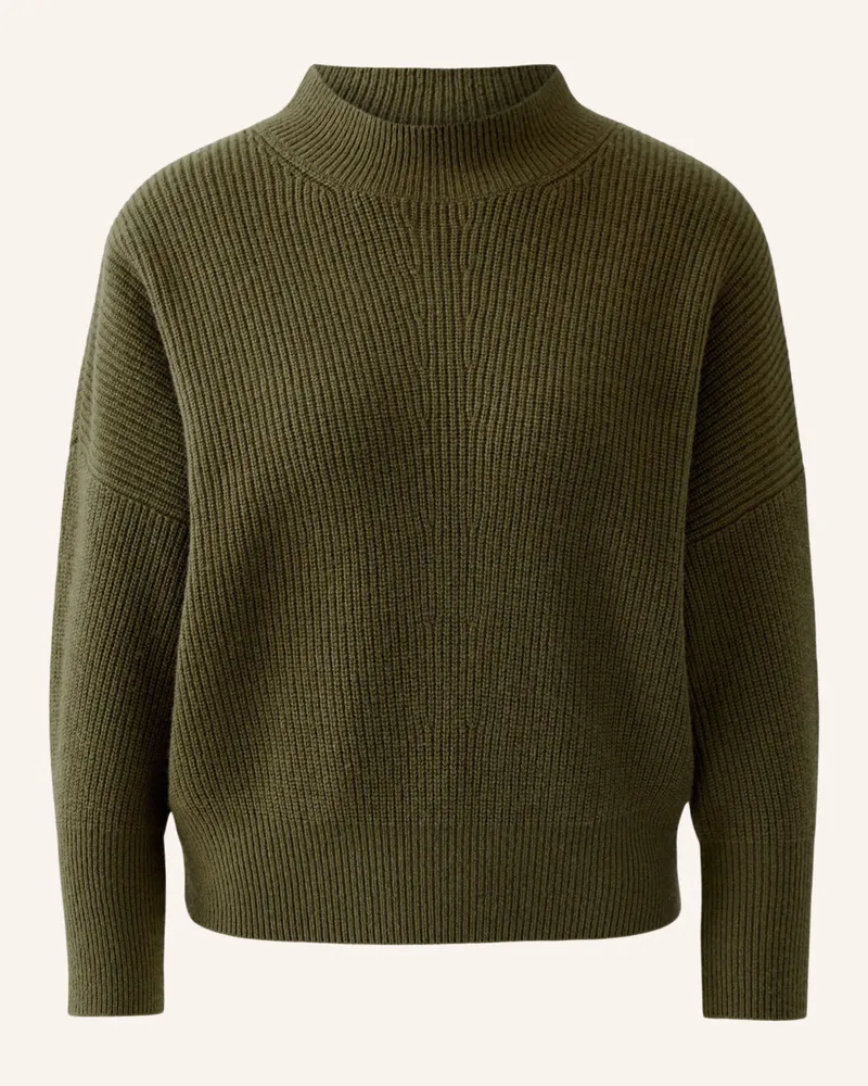 Oui  Pullover mit 3/4-Arm Grün