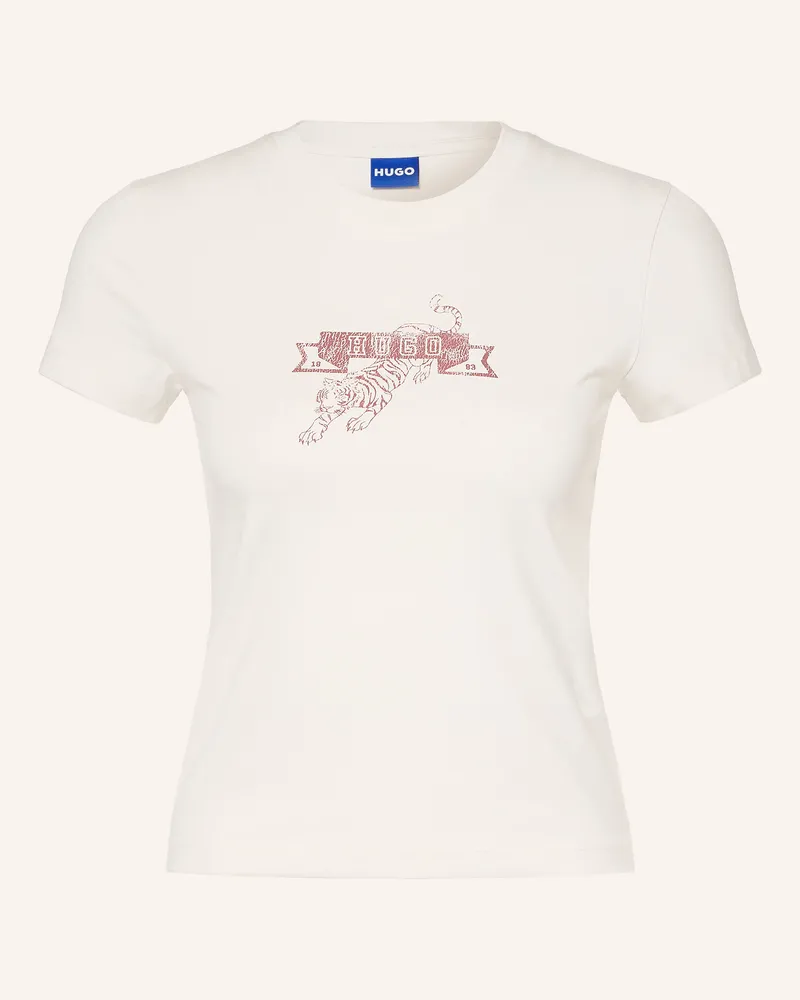 HUGO BOSS T-Shirt 90's beige Weiss