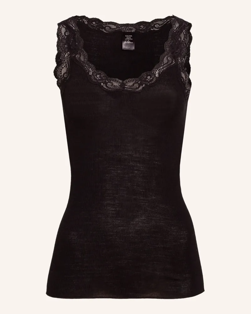 Calida Top RICHESSE LACE mit Seide Schwarz