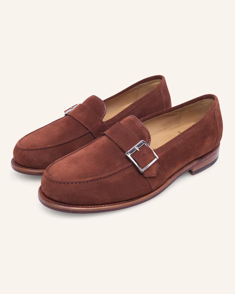 Heinrich Dinkelacker Loafer WIEN SINGLE MONK V Braun
