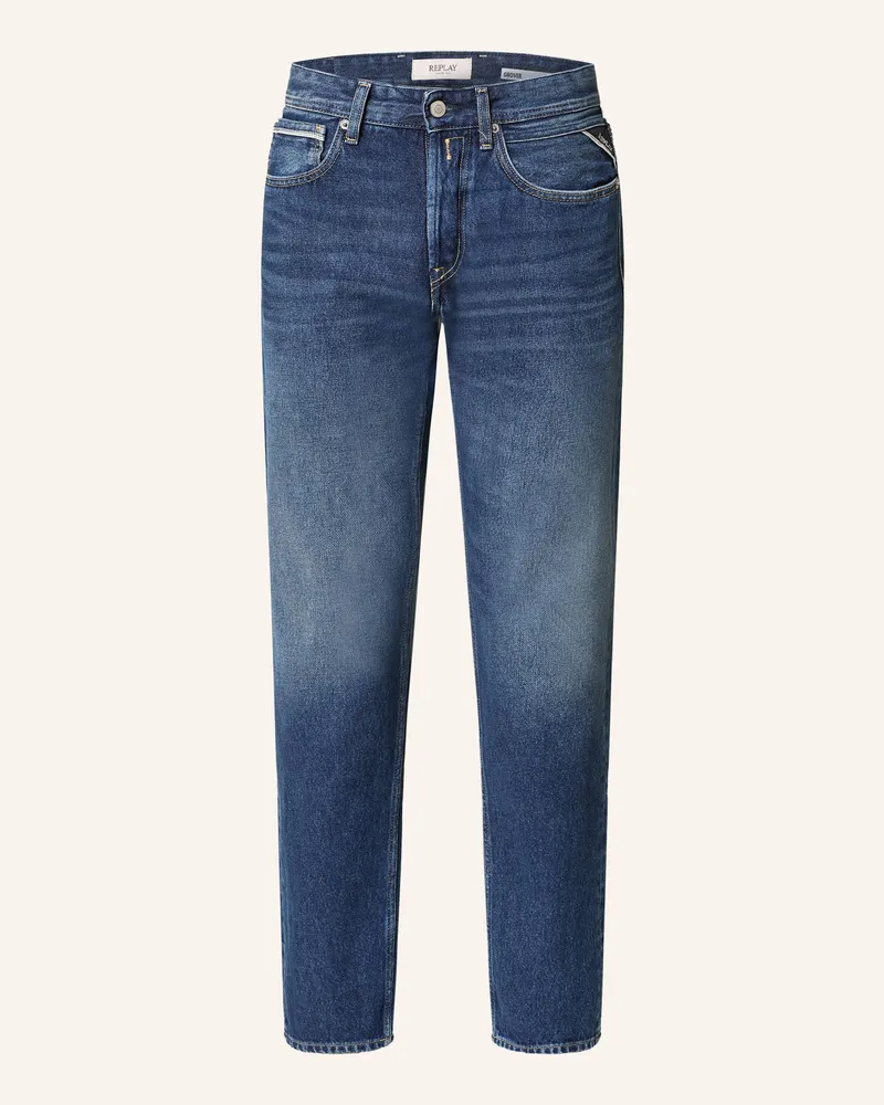 Replay Jeans Grover Straight Fit blau 007
