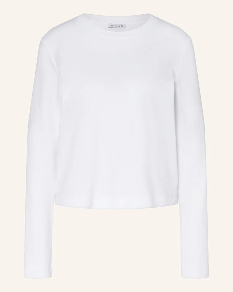 Mrs & HUGS Longsleeve Weiss