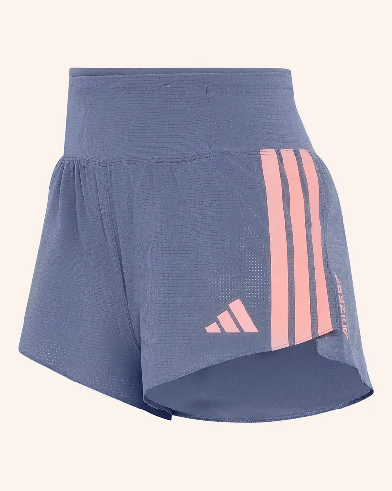 adidas 2-In-1-Laufshorts Adizero Running Gel Pocket blau Blaugrau