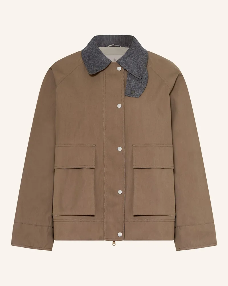 Brunello Cucinelli Jacke Braun