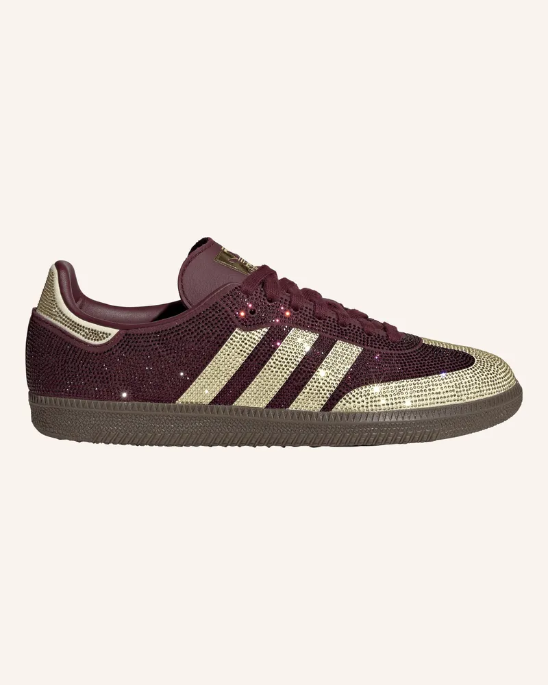adidas Sneaker Samba Og Mit Schmucksteinen rot Dunkelrot