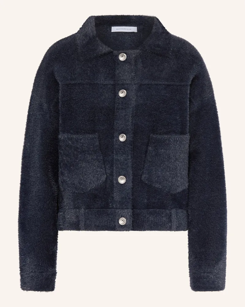 RINO & PELLE Strickjacke BUBBLY Dunkelblau