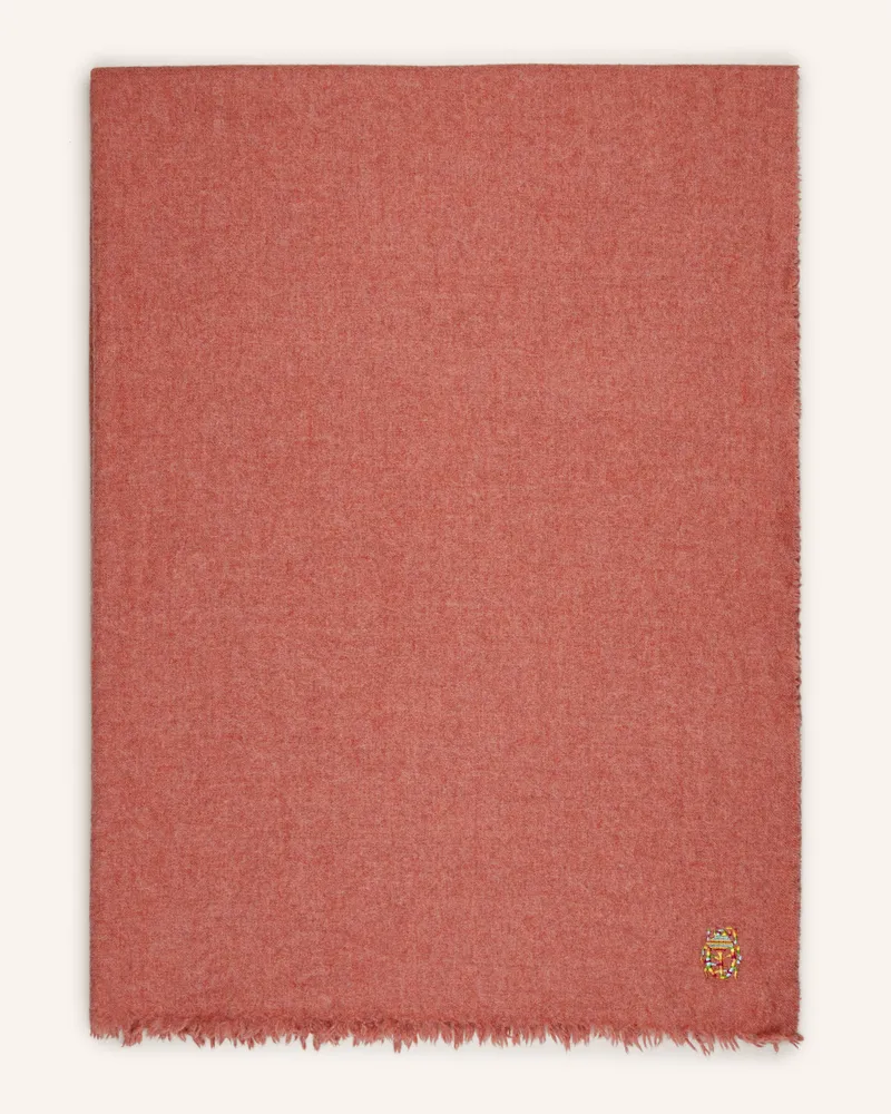 Zoeppritz Alpaka-Plaid Mad Attitude rosa Hellrot