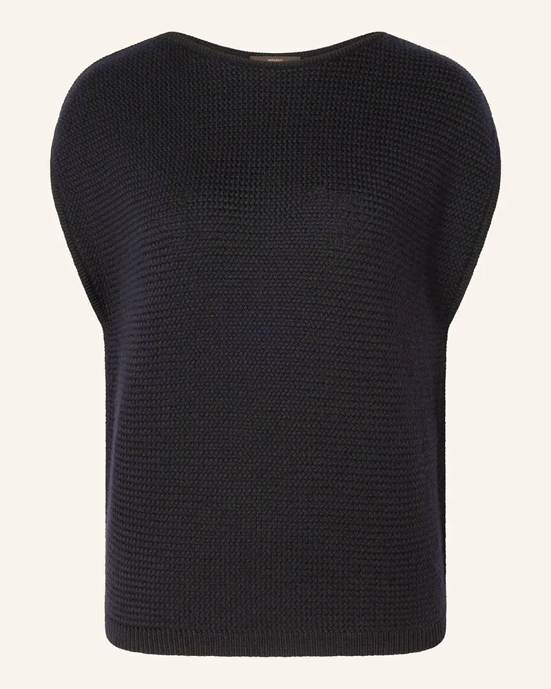 windsor. Pullunder Dunkelblau