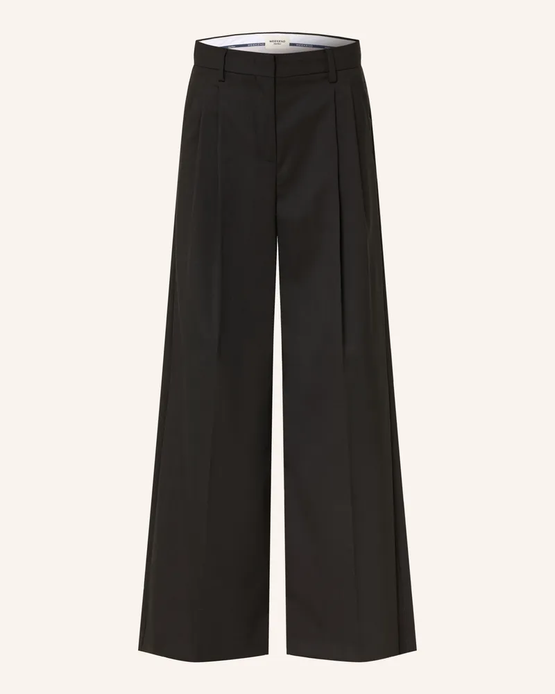 Max Mara Marlenehose Ovvio schwarz Schwarz