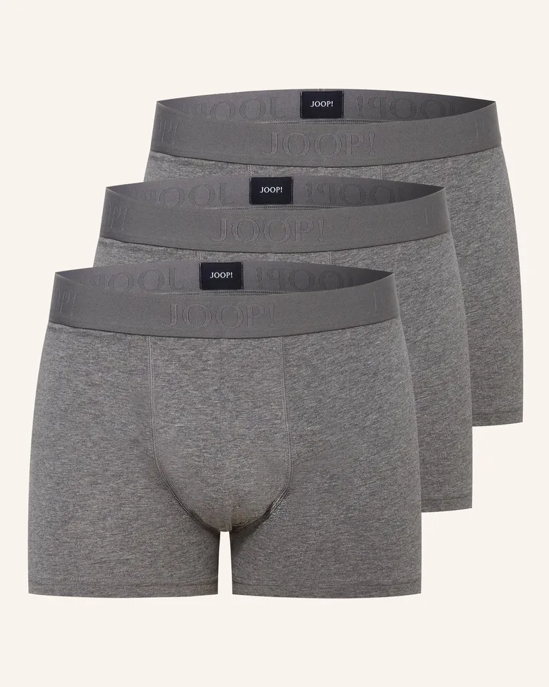 JOOP! 3er-Pack Boxershorts Grau