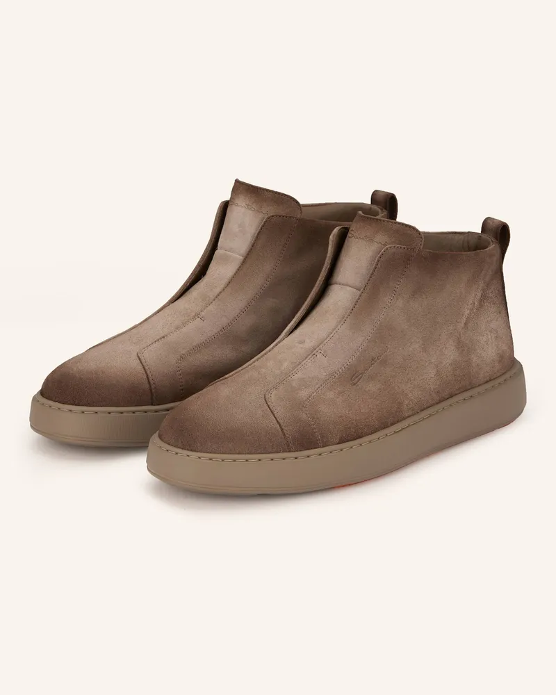 Santoni Slip-on-Sneaker VICTORY Taupe