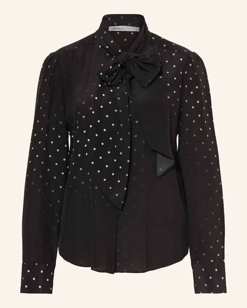 AllSaints Schluppenbluse Aus Seide schwarz Schwarz