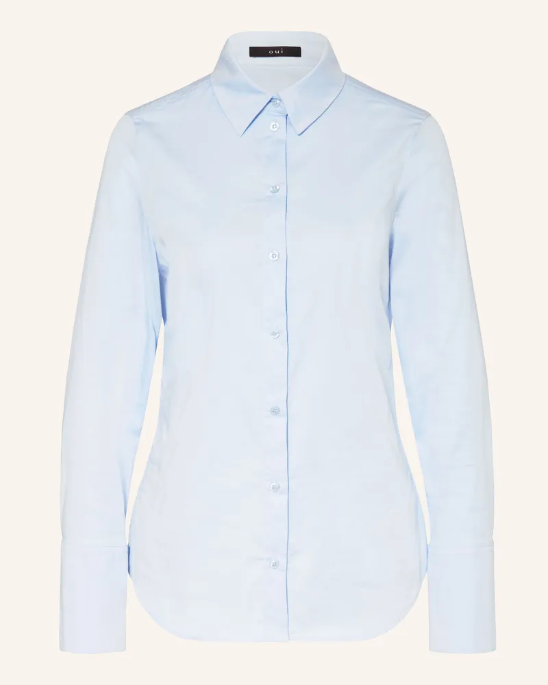 Oui  Hemdbluse blau Hellblau