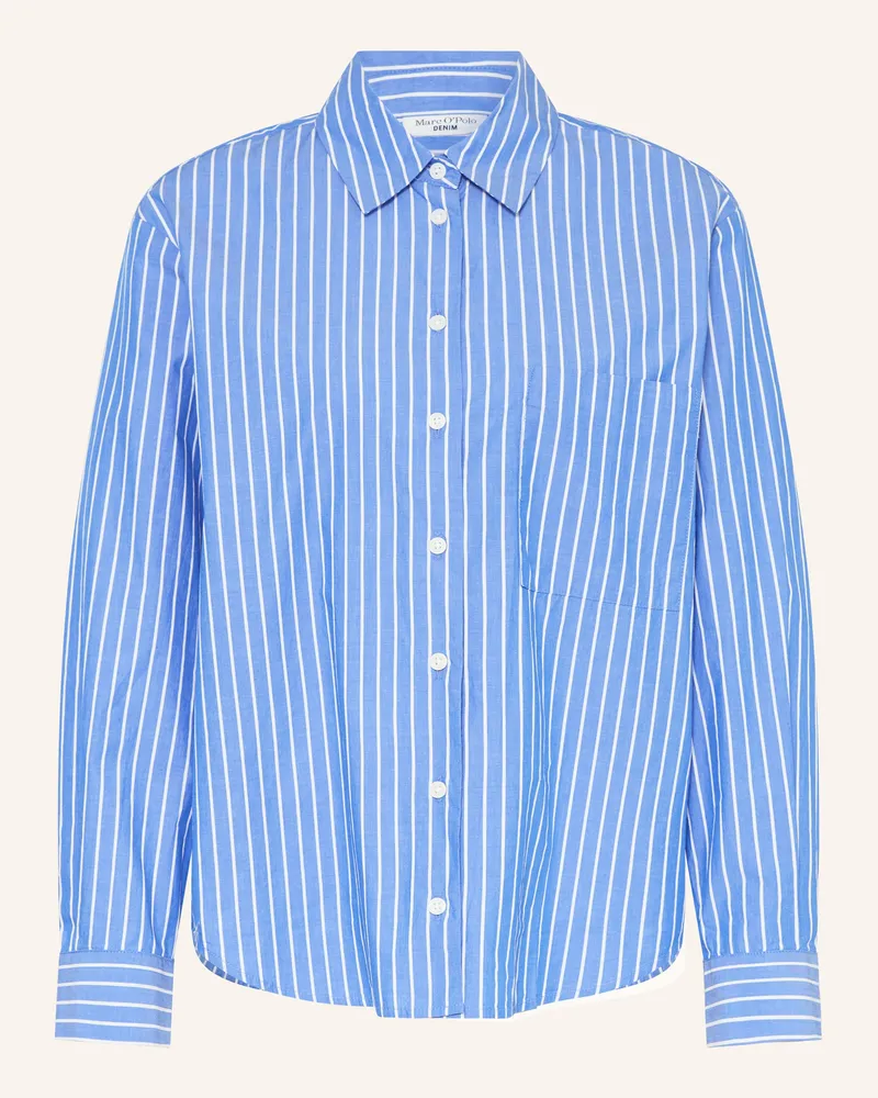 Marc O'Polo Hemdbluse Blau