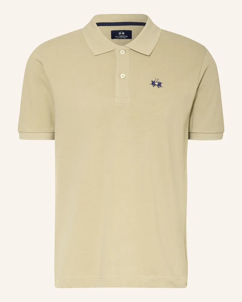 La Martina Piqué-Poloshirt Regular Fit beige Beige