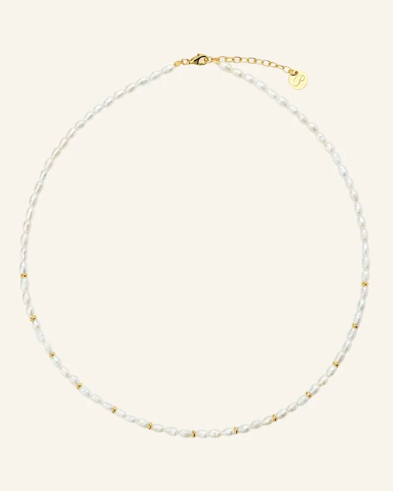 POMPIDOU Halsketten Seraphina Pearl By Glambou gold Gold