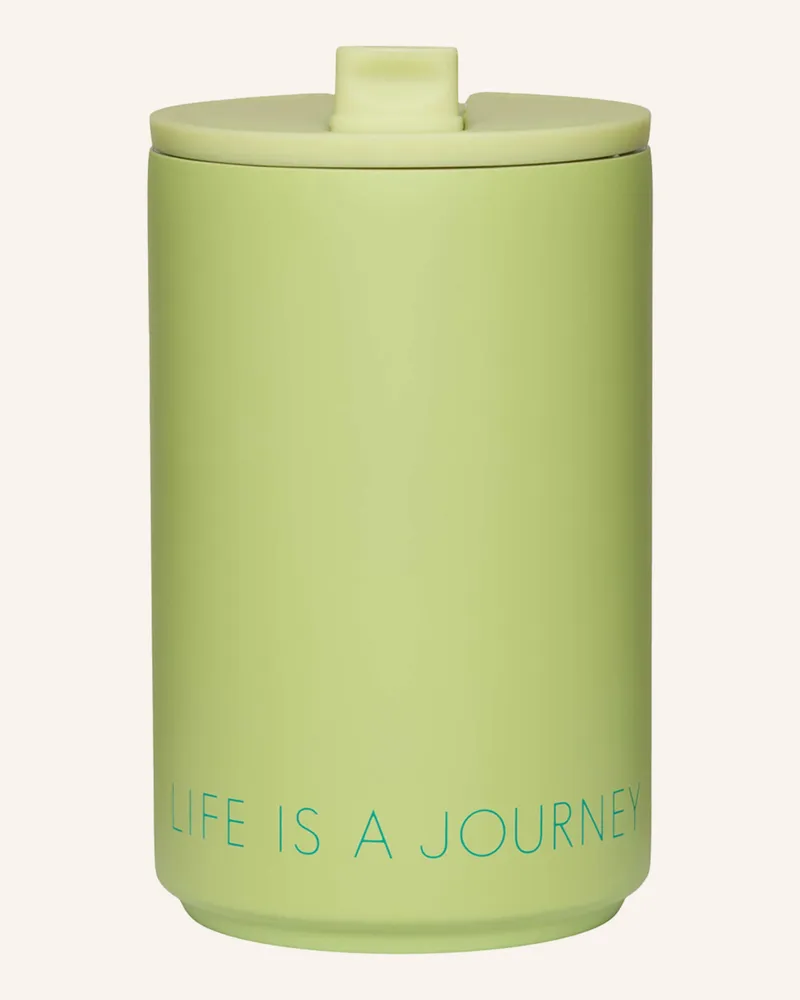 DESIGN LETTERS Thermobecher Chpilifeis gruen Hellgrün