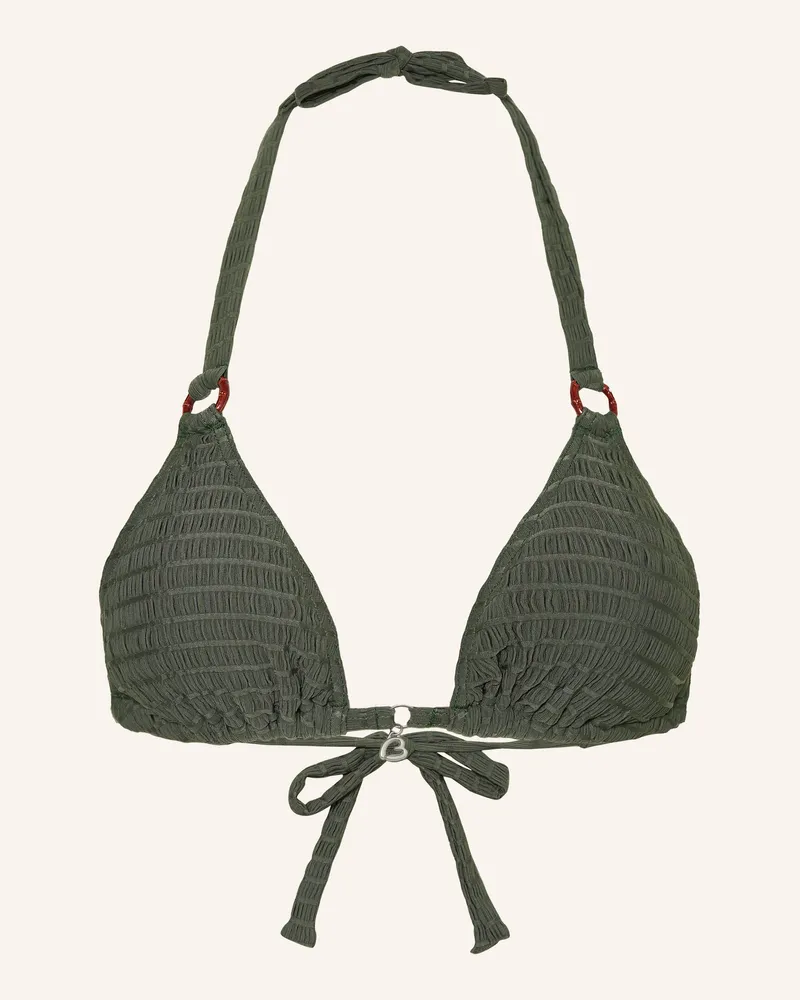Banana Moon Triangel-Bikini-Top GROOVE LIKO Khaki