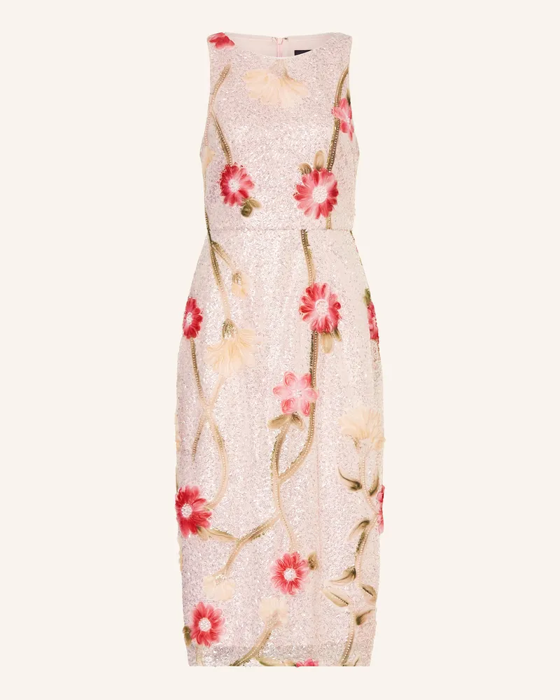Adrianna Papell Cocktailkleid Mit Pailletten Und Schmuckperlen rosegold Rosé