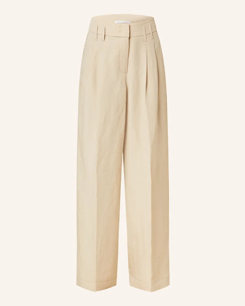 RAFFAELLO ROSSI  Hose MAYLA mit Leinen Beige