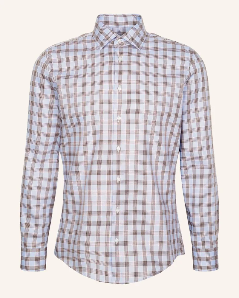 Seidensticker Business Hemd Slim Fit Braun