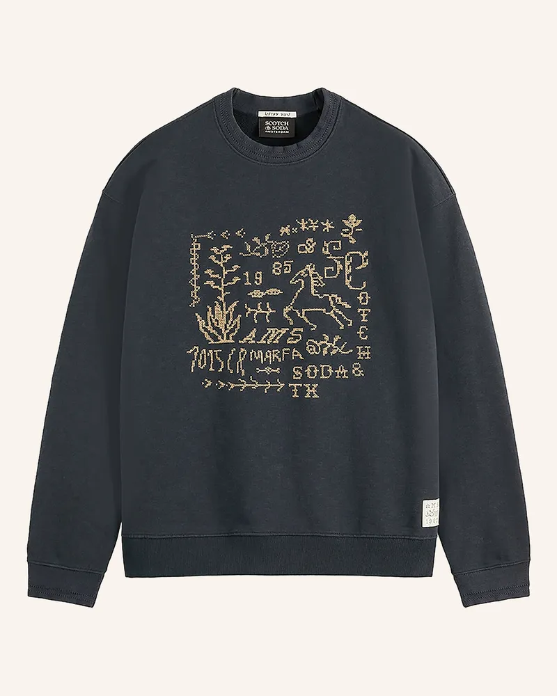 Scotch&Soda Sweatshirt blau Dunkelblau