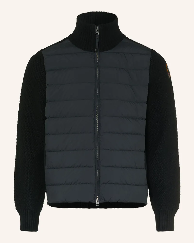 Parajumpers Daunenjacke Olmo 2.0 Im Materialmix schwarz Schwarz