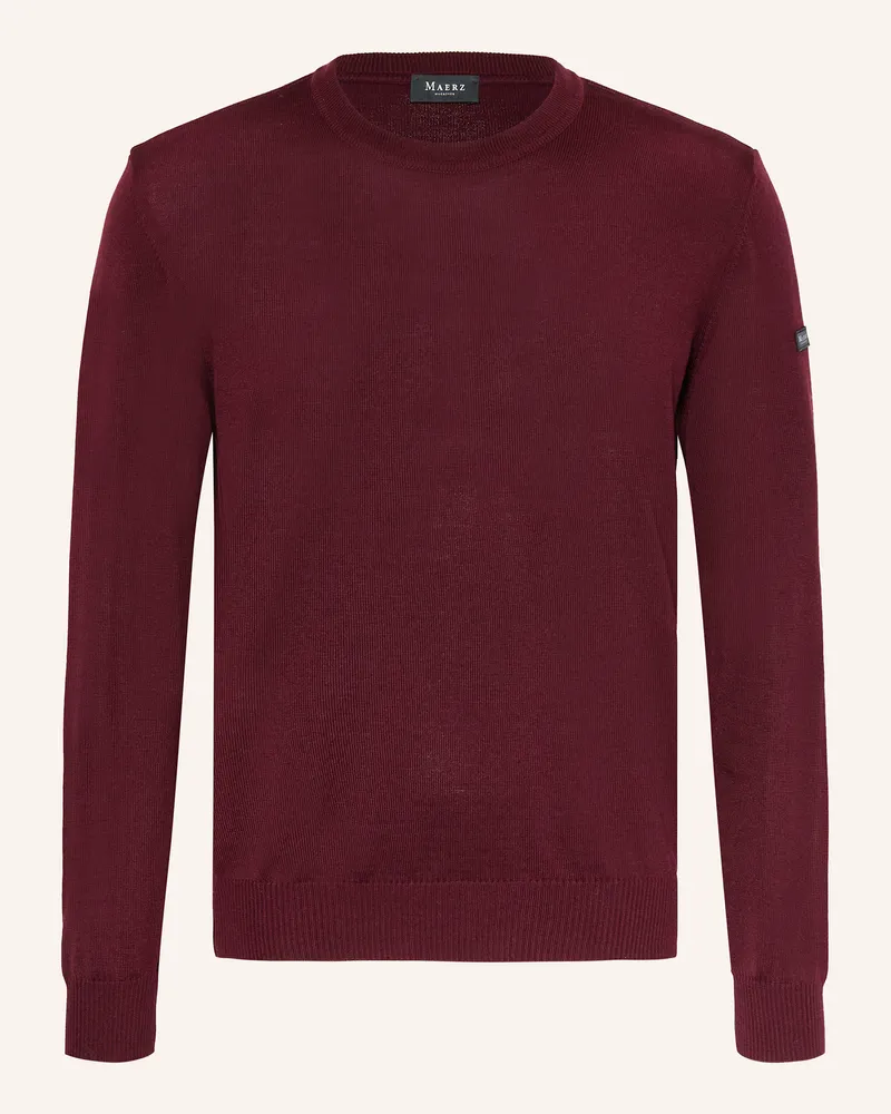 Maerz Pullover rot Dunkelrot