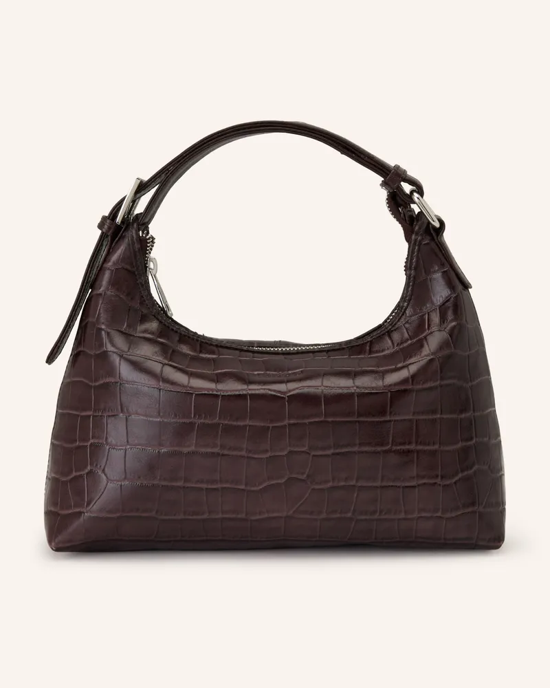 NÚNOO Handtasche Dandy Buckle Texas braun Dunkelbraun