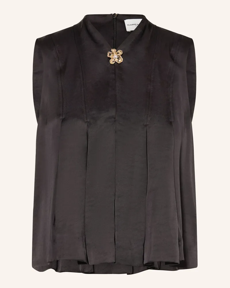 Claudie Pierlot Satintop Schwarz