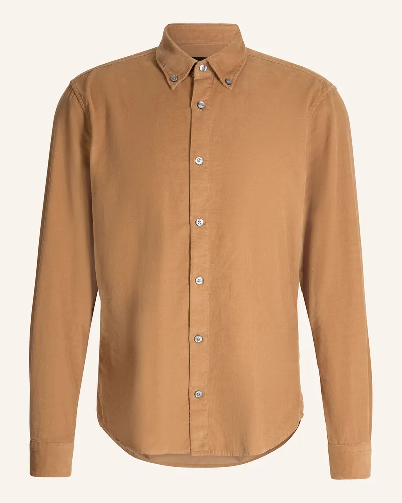 Strellson Cordhemd COREY Regular Fit Beige
