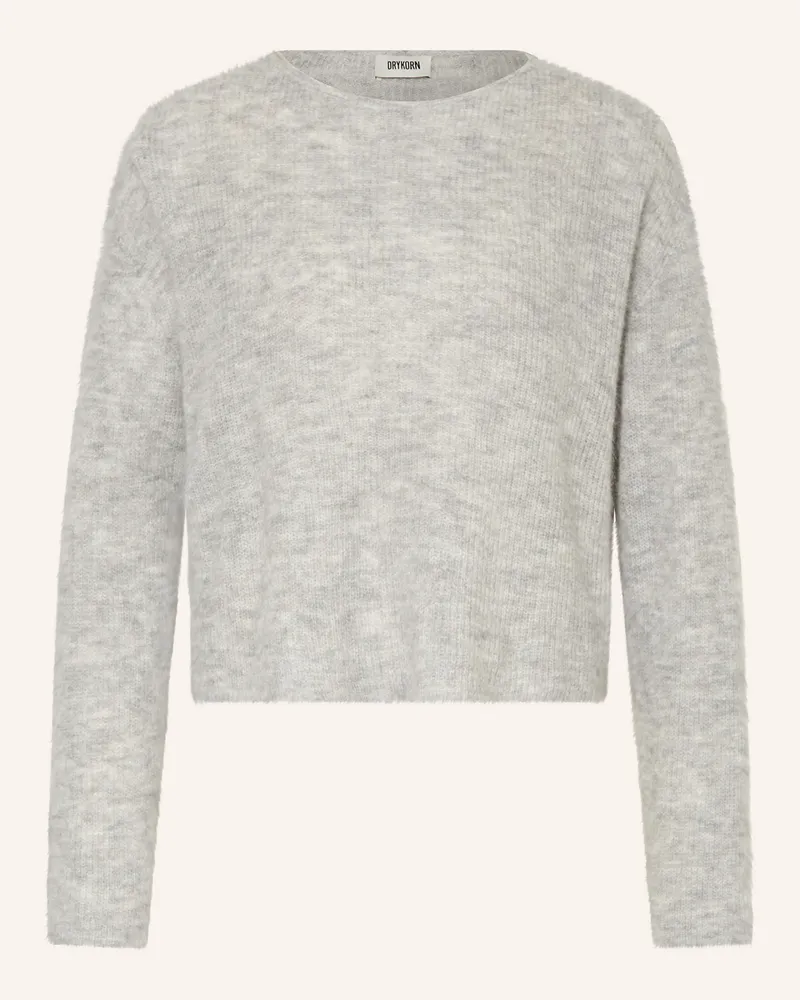Drykorn Pullover IMENY mit Alpaka Hellgrau