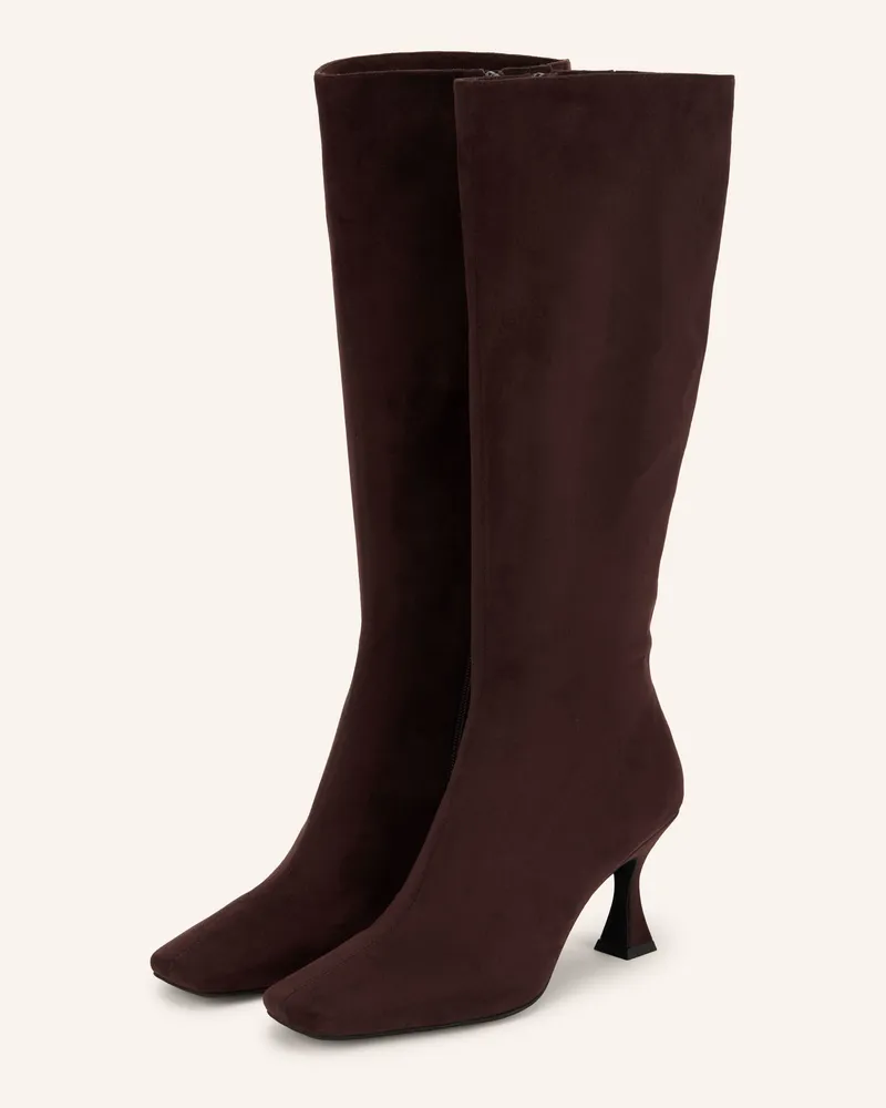 Jeffrey Campbell Stiefel Checkmate braun Dunkelbraun
