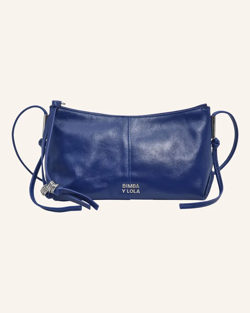 BIMBA Y LOLA Leder-Umhängetasche blau Blau