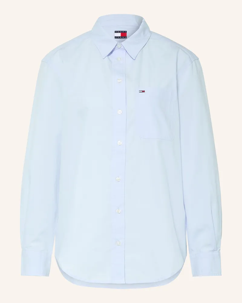Tommy Hilfiger Hemdbluse blau Hellblau