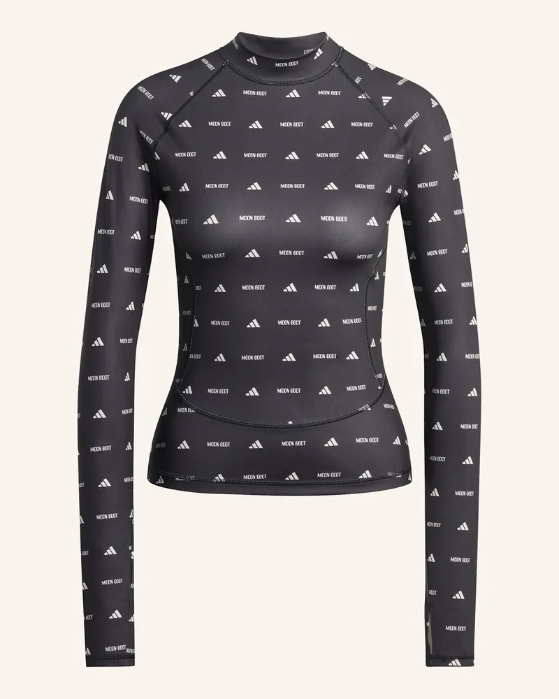 adidas Adidas X Moon Boot Langärmliges Shirt, Eng Anliegend schwarz Schwarz