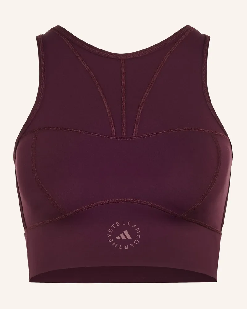 adidas Cropped-Top Adidas By Stella Mccartney rot Rot