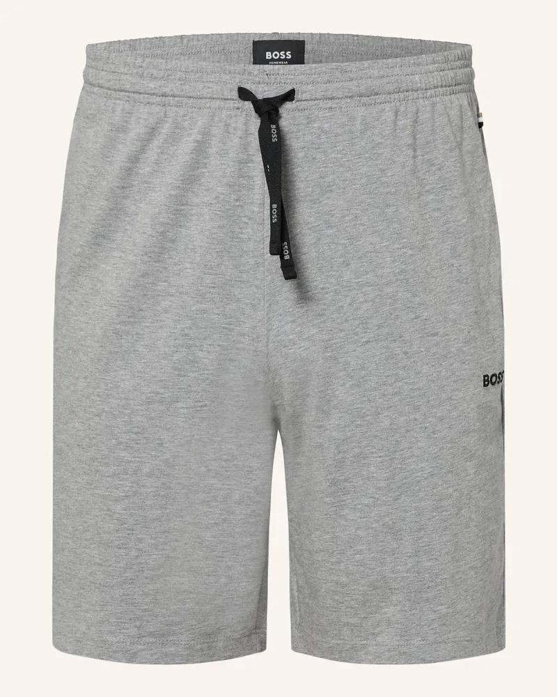 HUGO BOSS Schlafshorts Mix & Match grau Grau