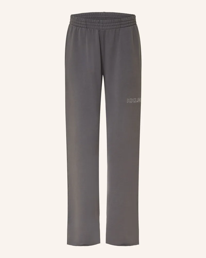 Karo Kauer Sweatpants grau Dunkelgrau