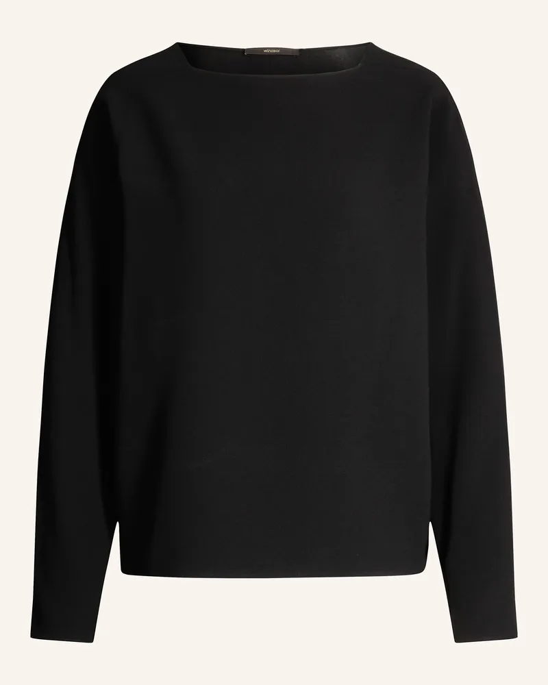 windsor. Blusen-Shirt Schwarz