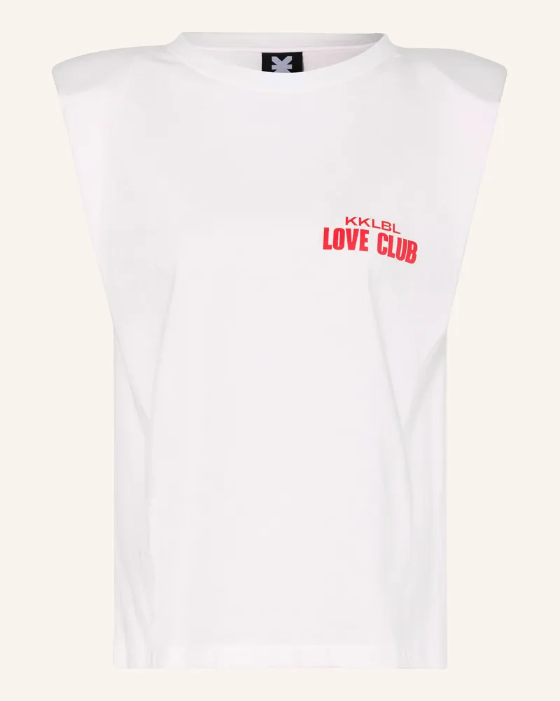 Karo Kauer Tanktop weiss Weiss