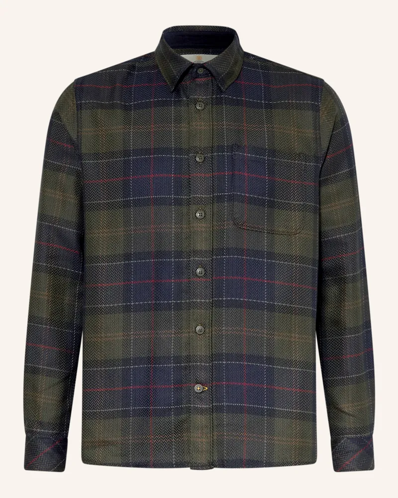 Barbour Hemd Relaxed Fit gruen Dunkelgrün