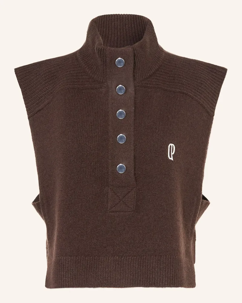 Claudie Pierlot Pullunder MIMU Dunkelbraun