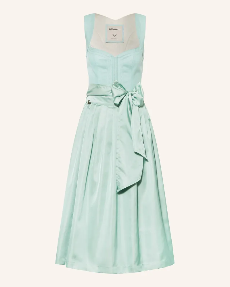 CocoVero Dirndl NELLIE mit Leinen Mint