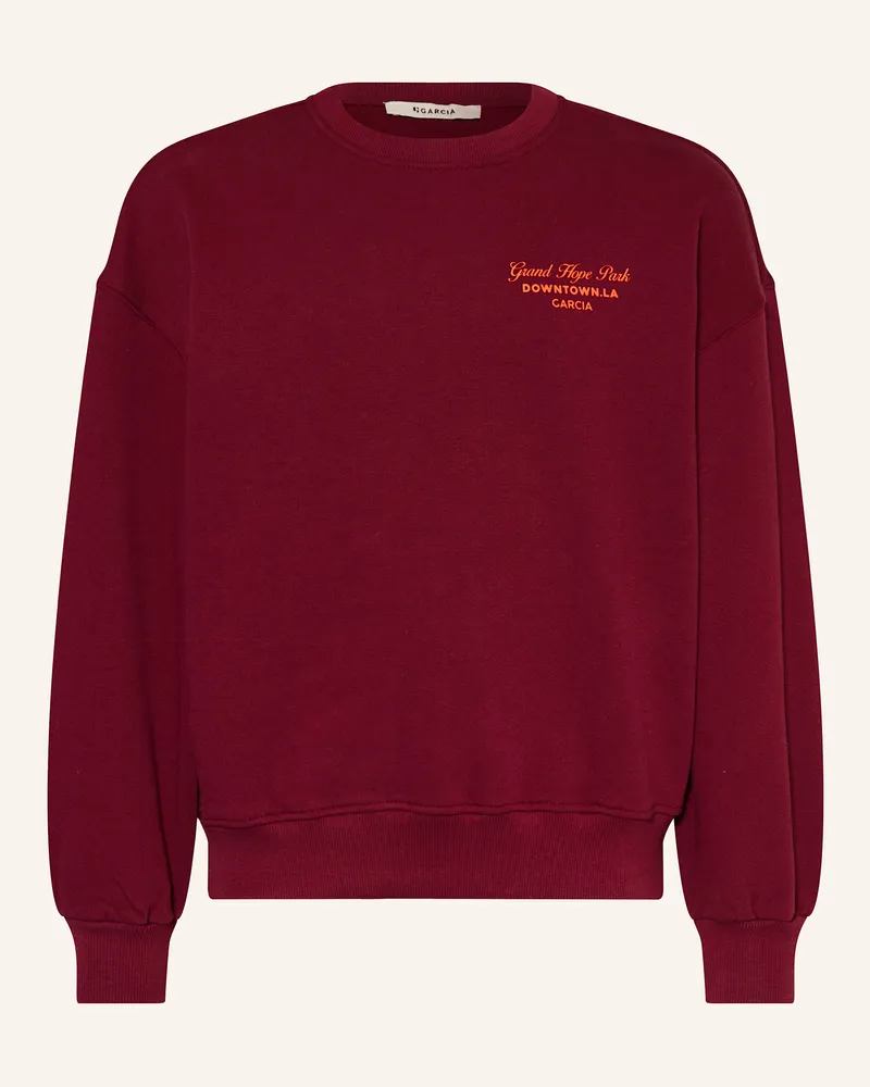 Garcia Jeanswear Sweatshirt rot Dunkelrot