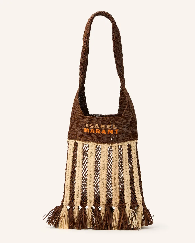 Isabel Marant Schultertasche Praia Small braun Braun