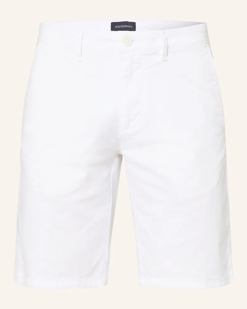 Strokesman's Chinoshorts Regular Fit weiss Weiss