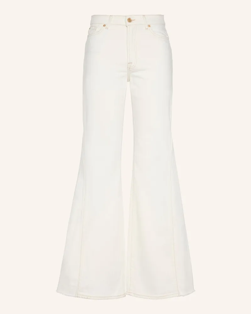 7 for all mankind Jeans Flare Flare Fit weiss Weiss